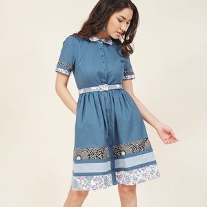 modcloth exceptional update shirt dress